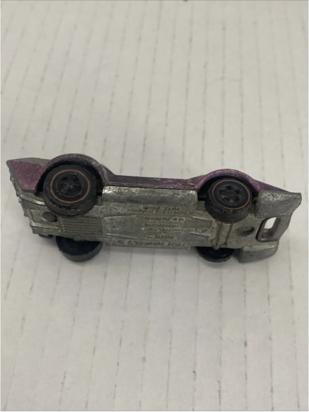 1971 Redline Hot Wheel - BUGEYE Used MAGENTA ORIGINAL VTG Diecast Car